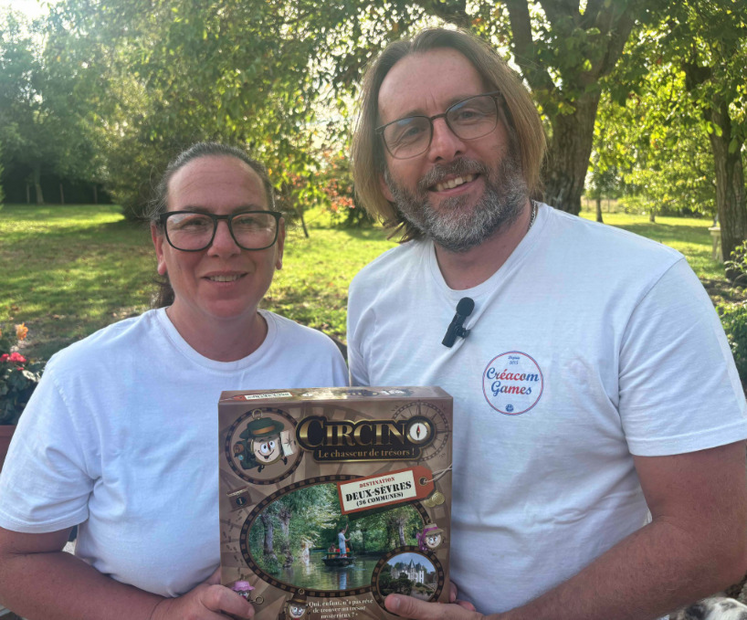 Wendy et David Humbert ont déjà créé un tel jeu pour 38 départements.