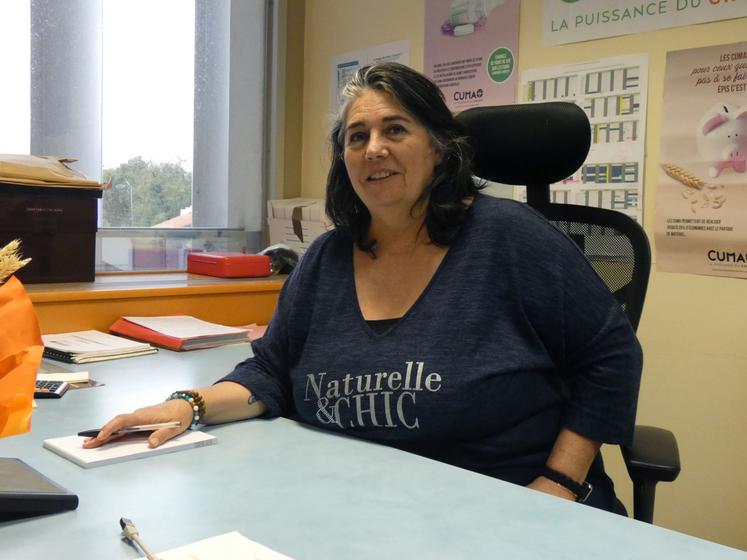 Le renforcement de l'accompagnement des groupes fait partie des priorités de Corinne Valladon en tant que nouvelle directrice de la FDCuma des Charentes.