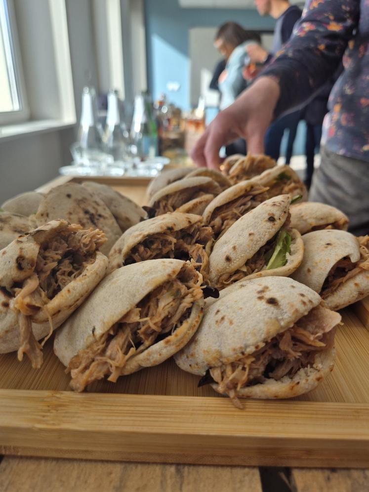 Le Pulled goat, sorte de kebab à la viande de chevreau, sera servi au salon.