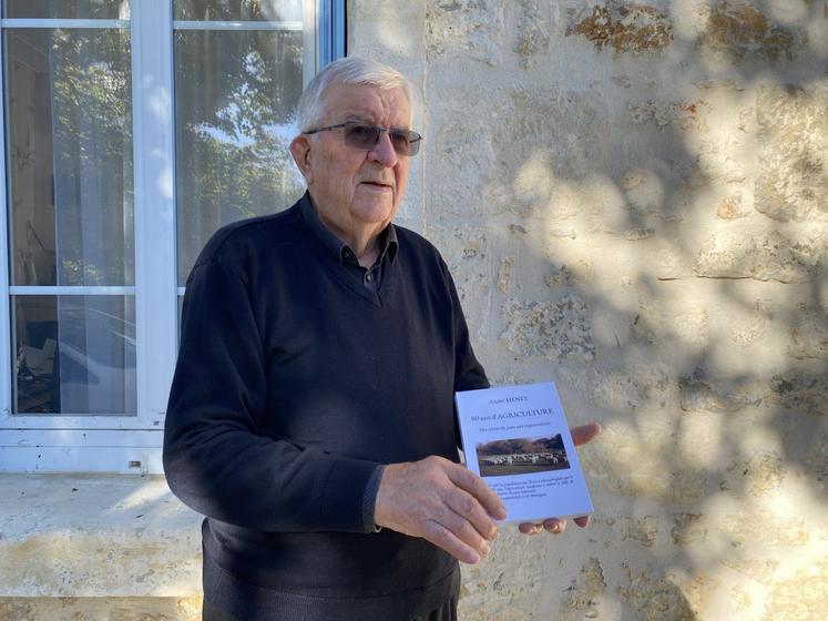 André Menet vient de publier l'ouvrage 80 ans d'agriculture - Des cartes de pain aux exportations.