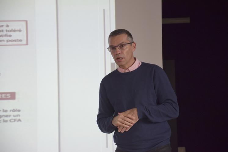 Pascal Basset, chargé du développement de l'apprentissage du CFAA.