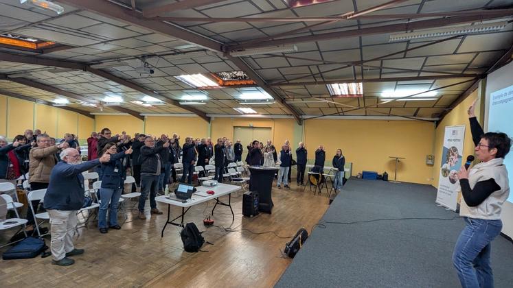 La réunion s'est déroulée pendant le salon Capr'Inov.