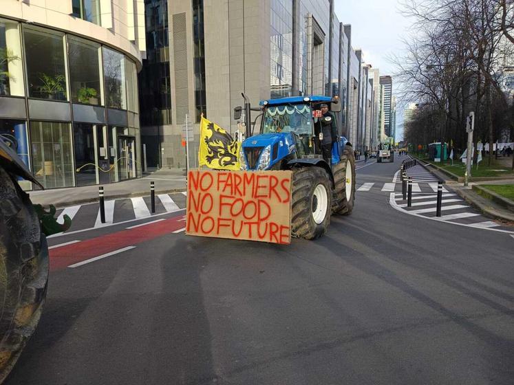 Plus de 10 000 agriculteurs européens étaient attendus.