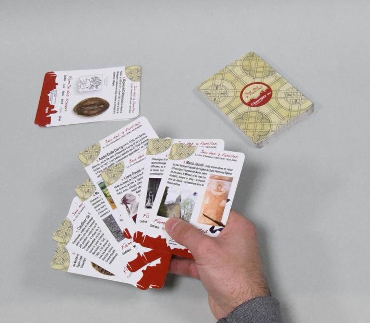 Les illustres familles chauvinoises se retrouvent dans le jeu des 7 familles.