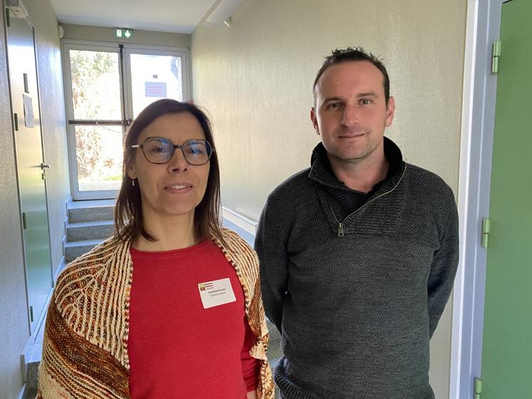 Elodie Tourton (TI) et Gwendal Chollet (CA 17). Beaucoup de leurs thèmes principaux cette année portaient sur le colza.