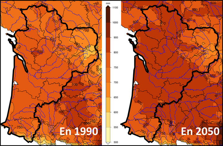 La demande climatique est amenée à s'accroître à l'avenir partout en Nouvelle-Aquitaine.
