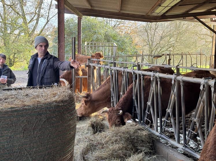 Pierre Bousseau, éleveur à Salles-Lavalette.