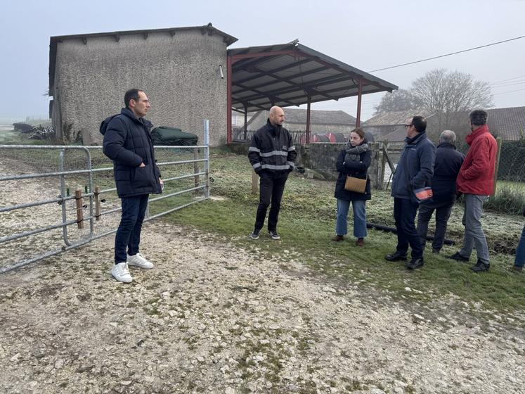 Stéphane Bessonnet, éleveur à Blanzaguet-Saint-Cybard.
