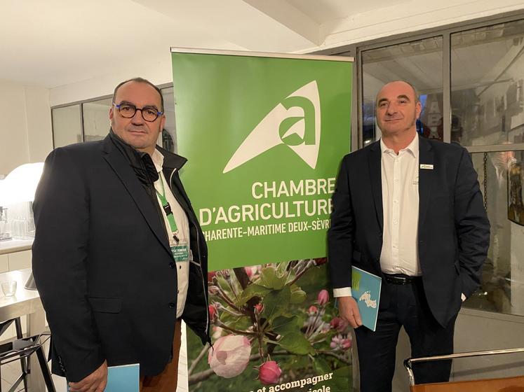 Cédric Tranquard et Denis Mousseau insistent sur la complémentarité de leurs deux départements, réunis en une chambre unique depuis octobre 2022.