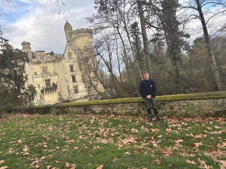 Benjamin Geffard est le régisseurs du site, mais aussi co-chatelin.