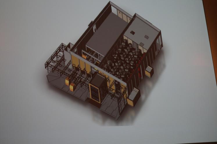 Maquette présentée par Oreco, lors de l'assemblée générale, le 10 décembre.