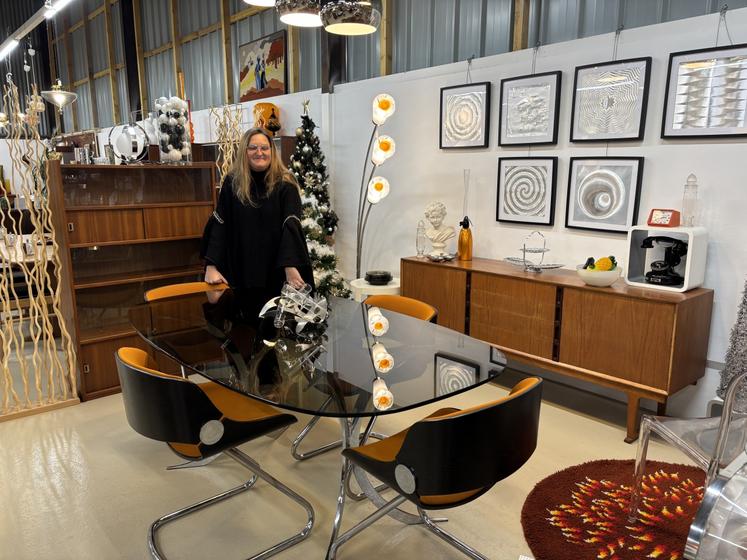 Virginie Drouot met en scène l'ensemble des articles qu'elle propose à la vente.