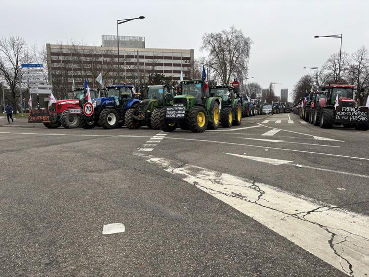 Près de 700 tracteurs étaient présents.