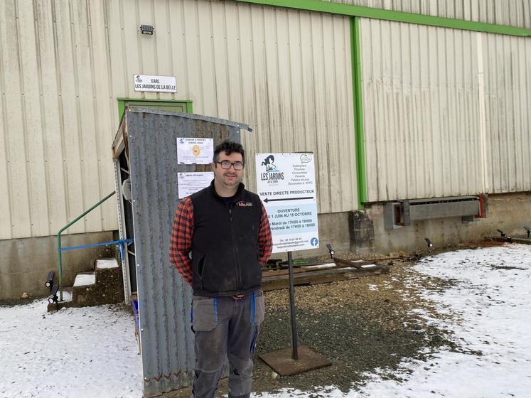 À Verrines-sous-Celles, Manuel Rault a bénéficié du dispositif pour pérenniser sa pépinière de plants de légumes.