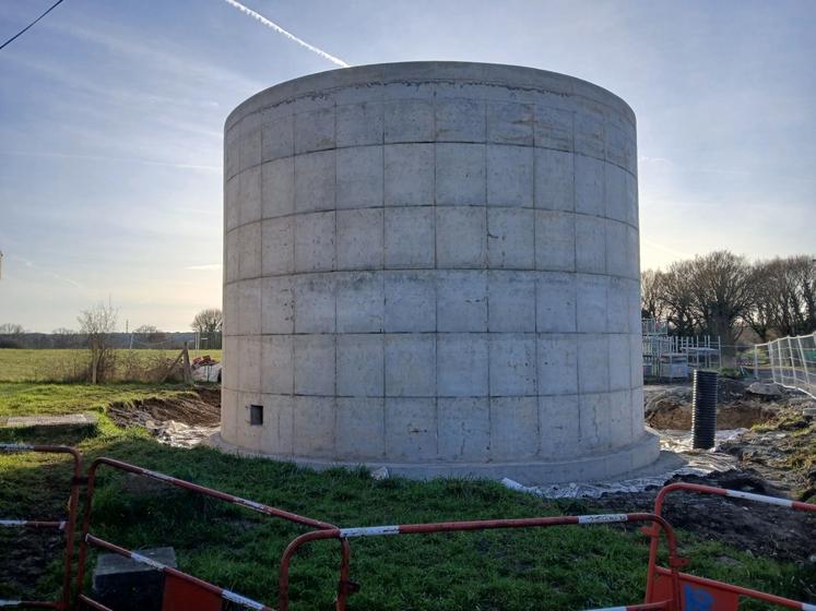 nouveau réservoir de stockage