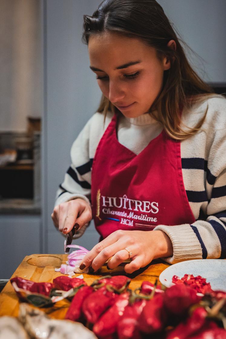 Les huîtres au piment d'Espelette, une nouvelle façon d'apprécier les produits régionaux.