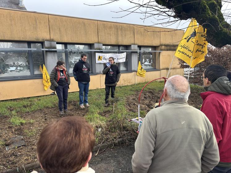 La mobilisation s'est tenue mercredi matin à Poitiers.