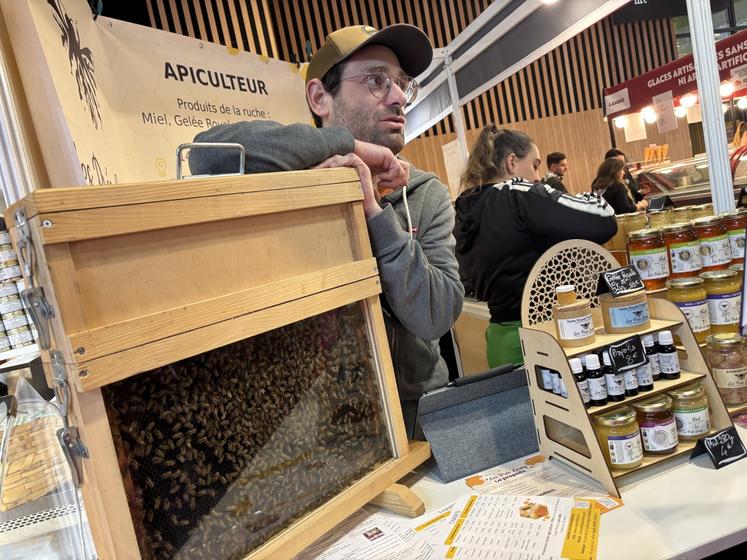 Clément Leroy montait pour la 1ère fois au salon.