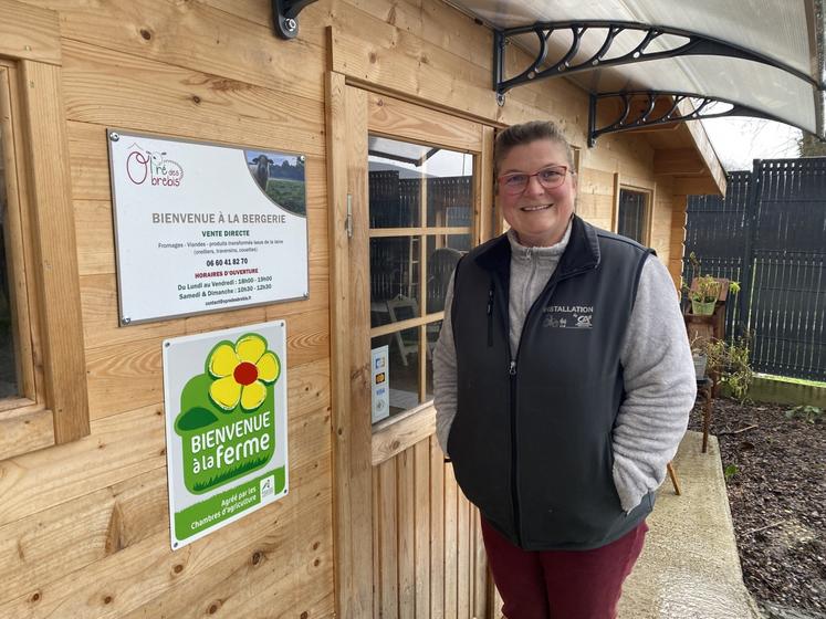 L'éleveuse a intégré le réseau Bienvenue à la ferme.