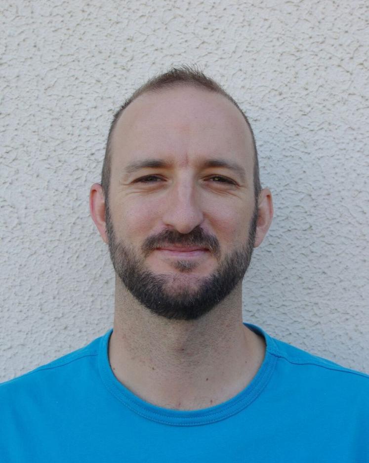 Julien Mudet, formateur en français et éducation socio-culturelle sur le campus des Sicaudières.