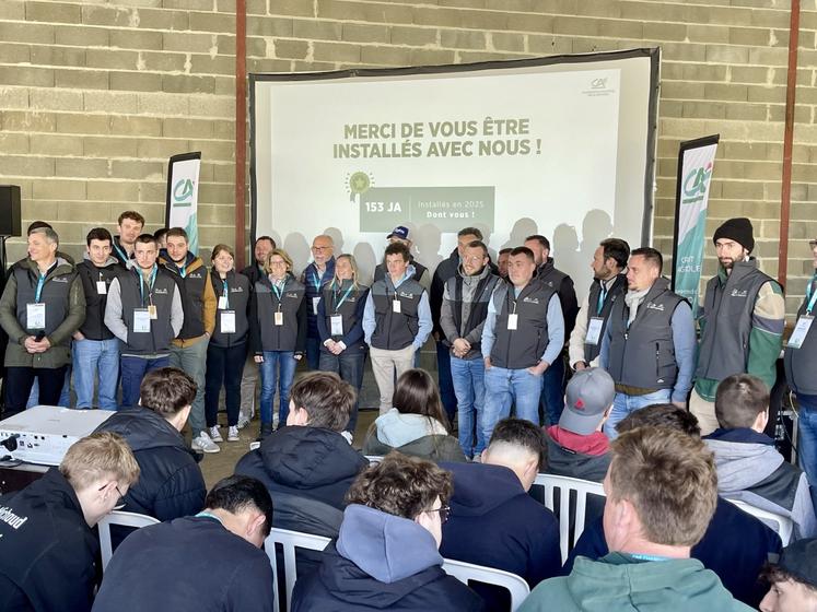 Une trentaine de jeunes installés participent à chacune des journées organisées à leur intention par la banque.