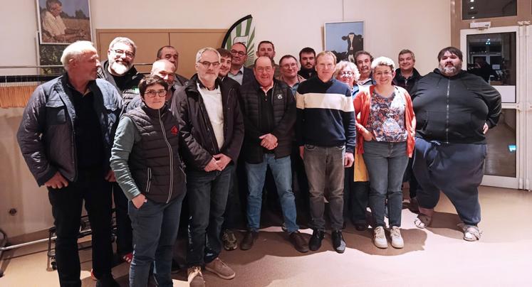 Le nouveau bureau de la FNSEA 17, en date du 10 mars 2026.