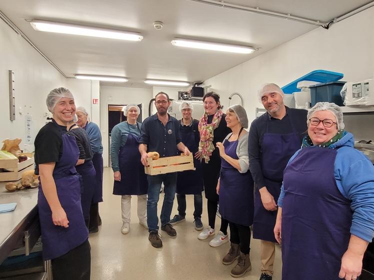 Les salariés de l'Aana ont déjà participé à un atelier de cuisine de La Cantine.