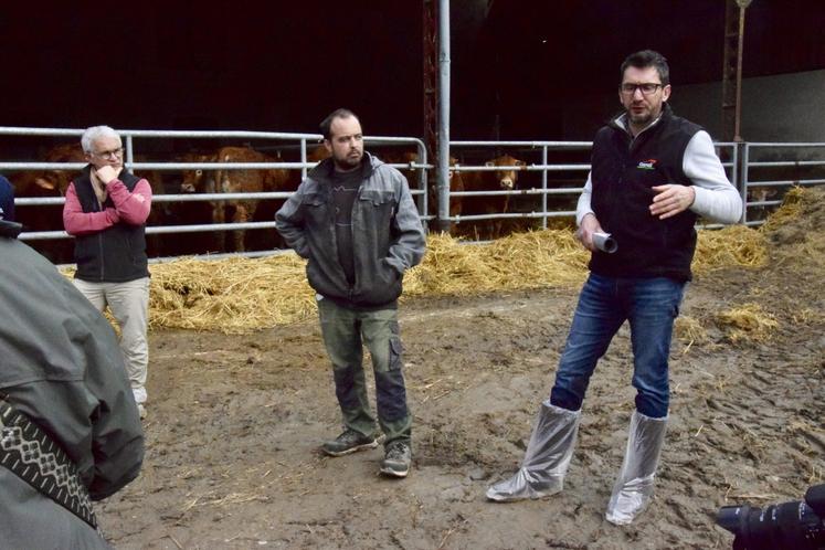 Martial Pouzet, Jérémy Boudeau et Laurent Vignerond.