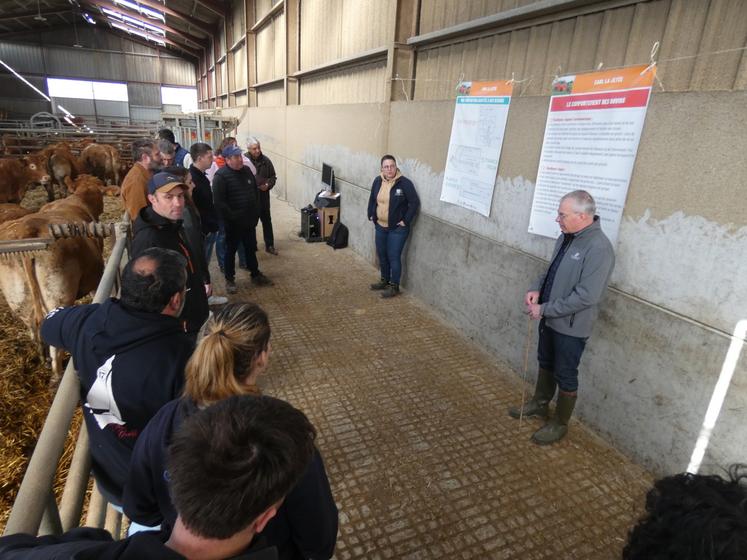 Journée technique Bovins viande à l'EARL La Jetée (Gué-d'Alleré - 17), le 4 mars 2026.