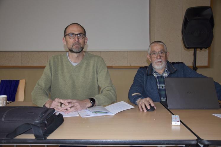 Emmanuel Fortin, président de CAP 16, et Michel Dutoyer, directeur.