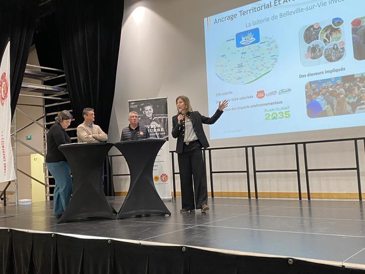 Nathalie Clouet, responsable RSE de la laiterie Eurial de Belleville-sur-Vie (85) est convaincue que les consommateurs attendent des engagements forts comme ceux portés par l'AOP.