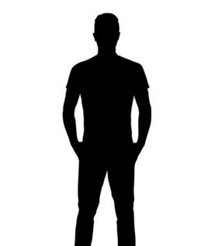 photo silhouette bidon fausse photo