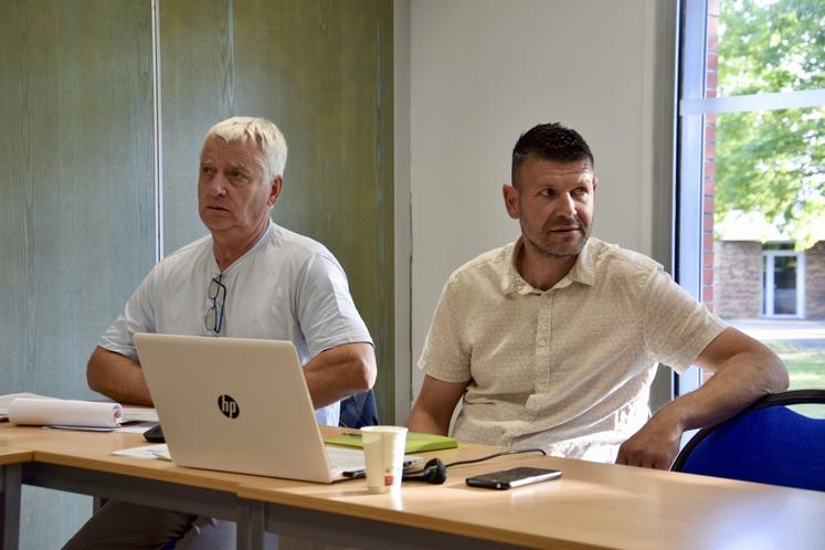 Jean-Paul Bonnoron et Romain Berron ont présenté les activités et chiffres de l'Afdi 16.
