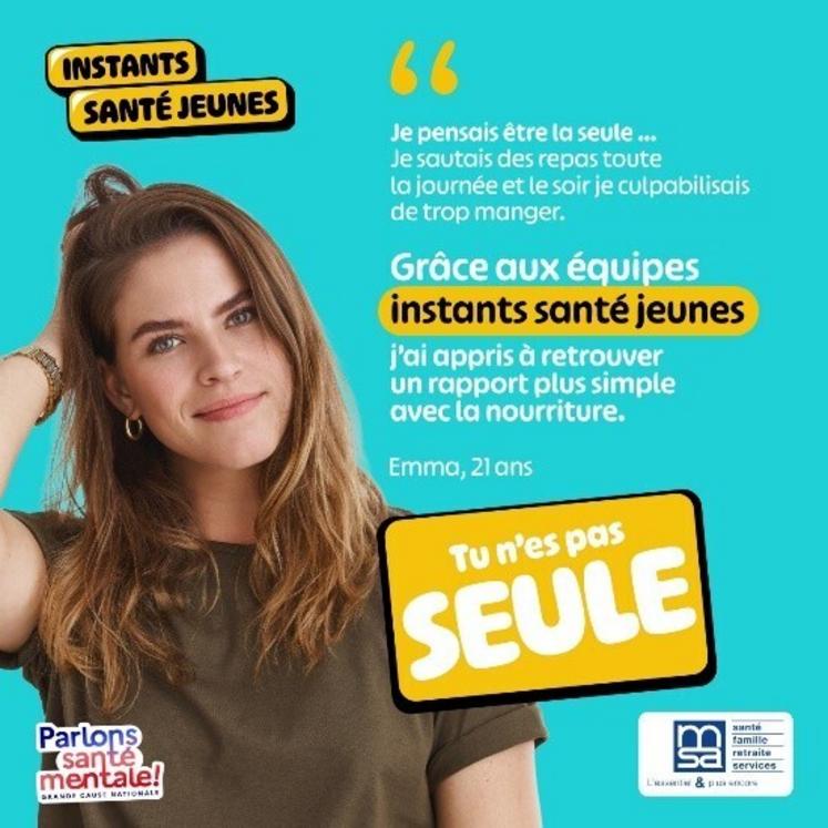 La MSA propose des "Instants santé jeunes", un dispositif de prévention sur mesure, à tous ses adhérents de 16 à 24 ans.