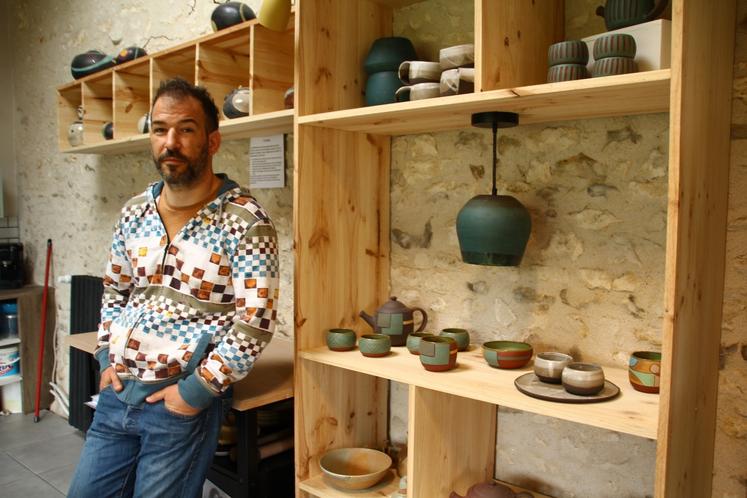 Pierre Barré a placé la transmission et les cours au cœur de son nouveau projet d'atelier.