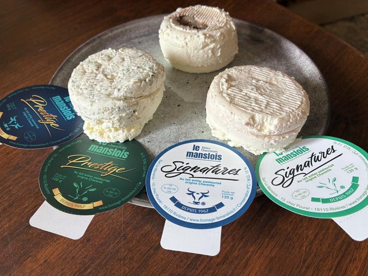 De nouveaux fromages de lait de chèvre ou de vache sont disponibles, assaisonnés à la figue, au cognac, ail et fines herbes...