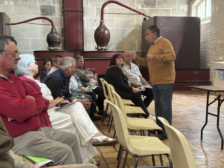 Avant de passer la main, le président Dominique Pasquet a présenté l'activité du Silfa 16.