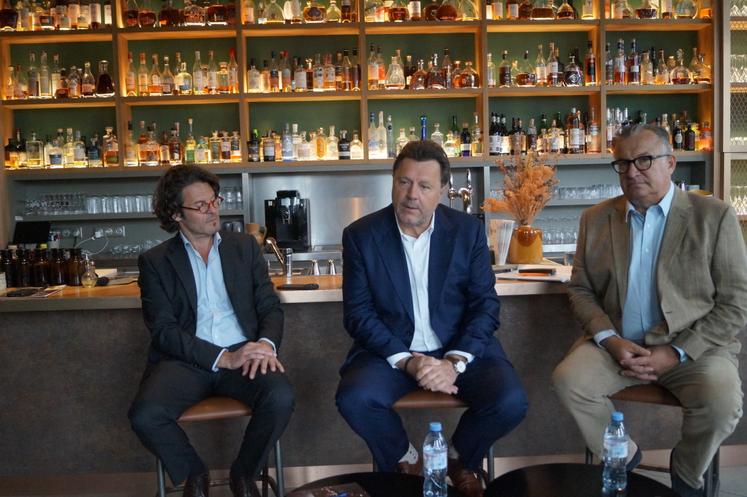 De gauche à droite : Raphaël Delpech, directeur du BNIC ; Florent Morillon, président ; Christophe Veral, vice-président.