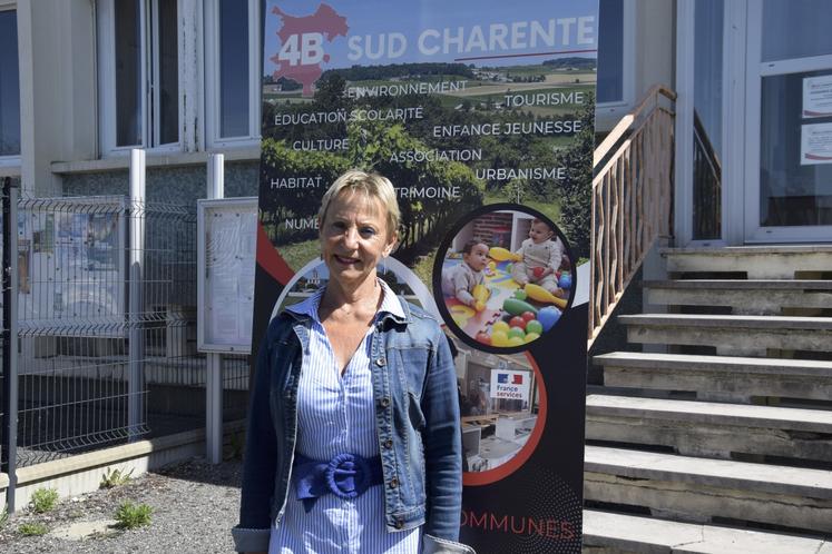 Isabelle Lagarde, présidente des 4B Sud-Charente, est aussi maire d'Oriolles et vice-présidente du conseil départemental de la Charente.