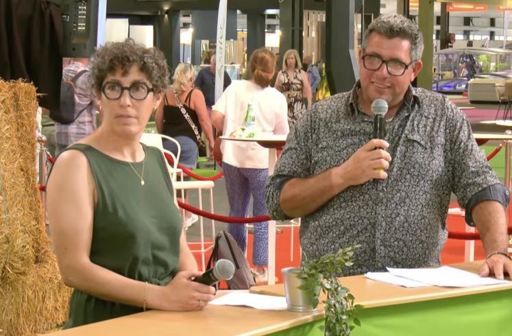 Cécile Garandeau a accompagné le projet de restructuration parcellaire de Ludovic Durand, dirigeant d'un centre équestre à St-Sauvant.