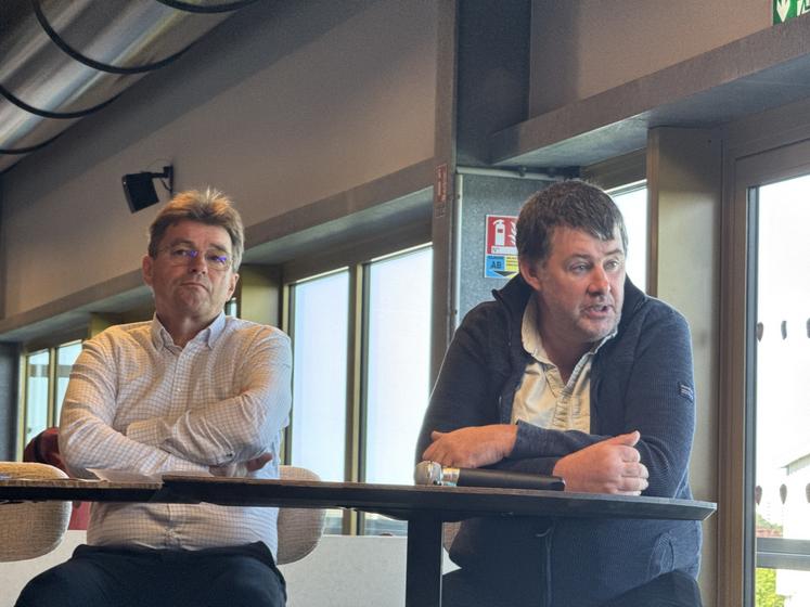 Arnaud Clouet, secrétaire général et Thierry Marchal, vice-président de la FNP.