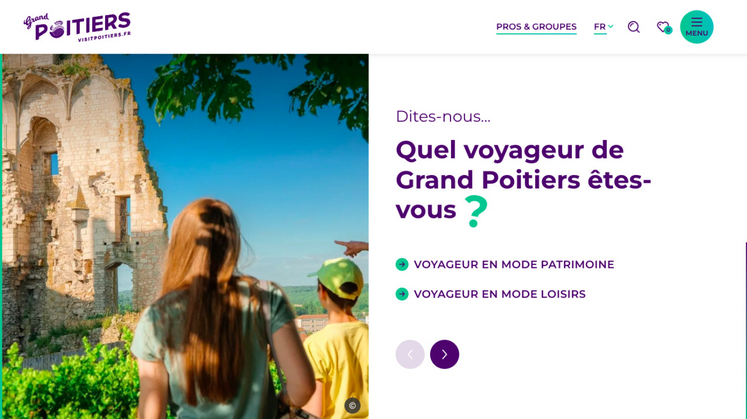 Le site visitpoitiers a été repensé pour cette nouvelle saison.