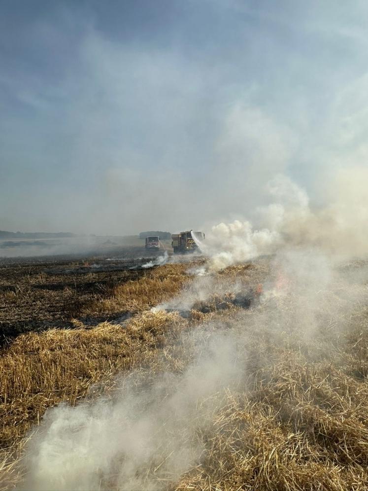 incendie la chapelle moulière 13 juin 2026