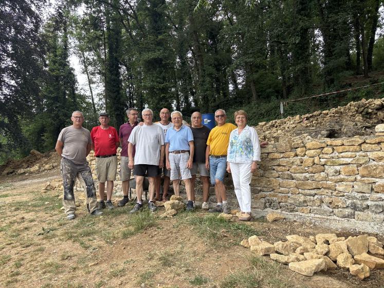 Une terrasse surplombera bientôt le parc de Vounant.