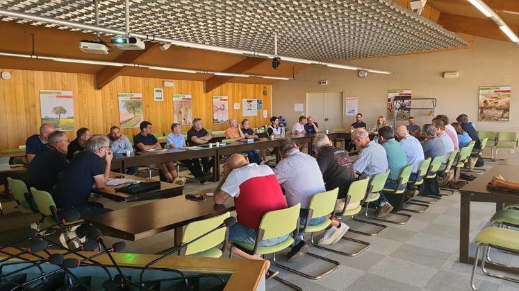 La réunion de bilan de campagne a été avancée de septembre à juillet, face à la situation critique.