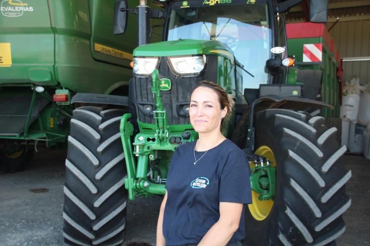Aurélie Léger veut produire de la qualité tout en soignant sa terre.
