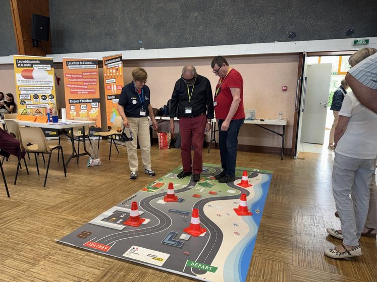 Trente-huit participants ont participé à l'atelier senior au volant le 2 juin 2026 à Saint-Michel.