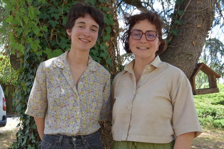 Lucie Bonpain et Clémence de Villers, de Champs du partage.
