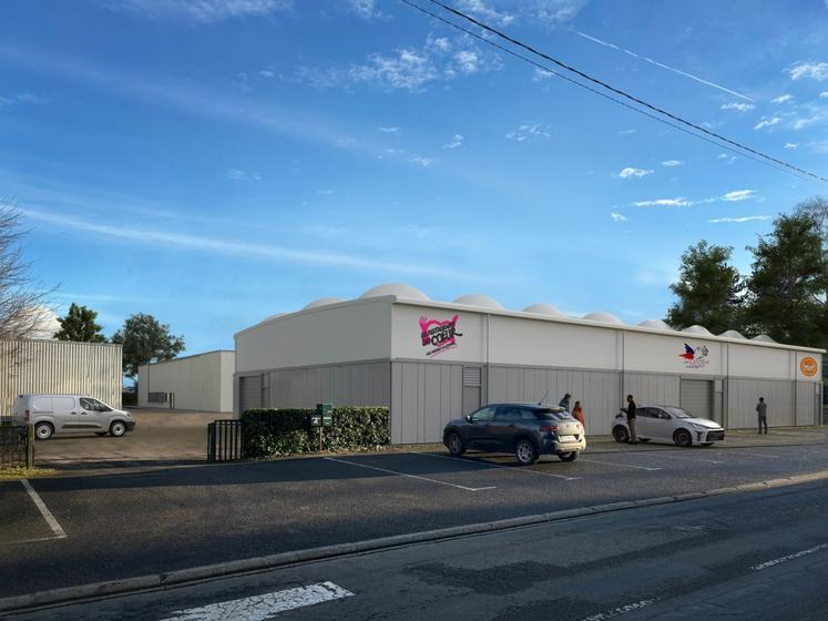 Les trois associations du collectif alimentaire vont être regroupées dans ce nouveau bâtiment.