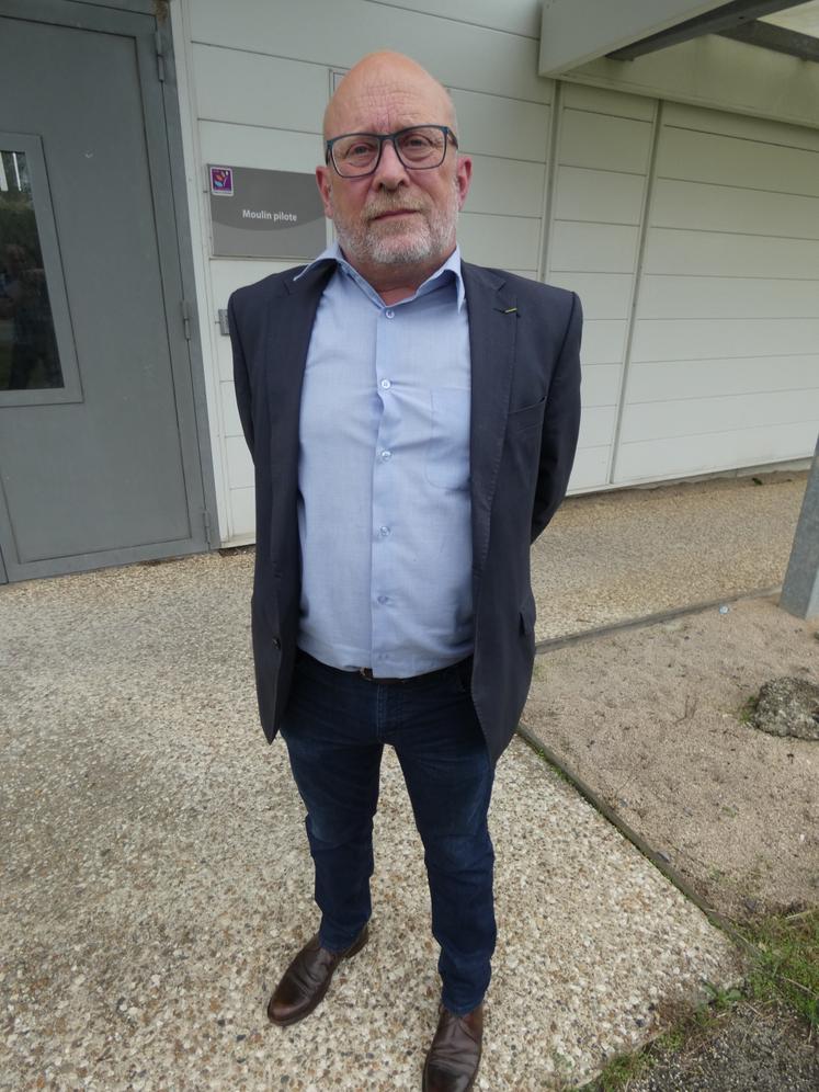 Christophe Roux souligne la bonne santé de la filière meunerie au sein de l'Enilia-Ensmic.